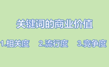 如何衡量關鍵詞的商業(yè)價值